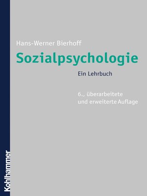 cover image of Sozialpsychologie